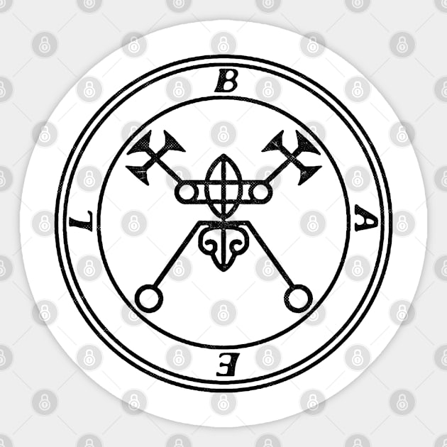 Seal Of Bael / Daemonology Symbol Sticker by CultOfRomance